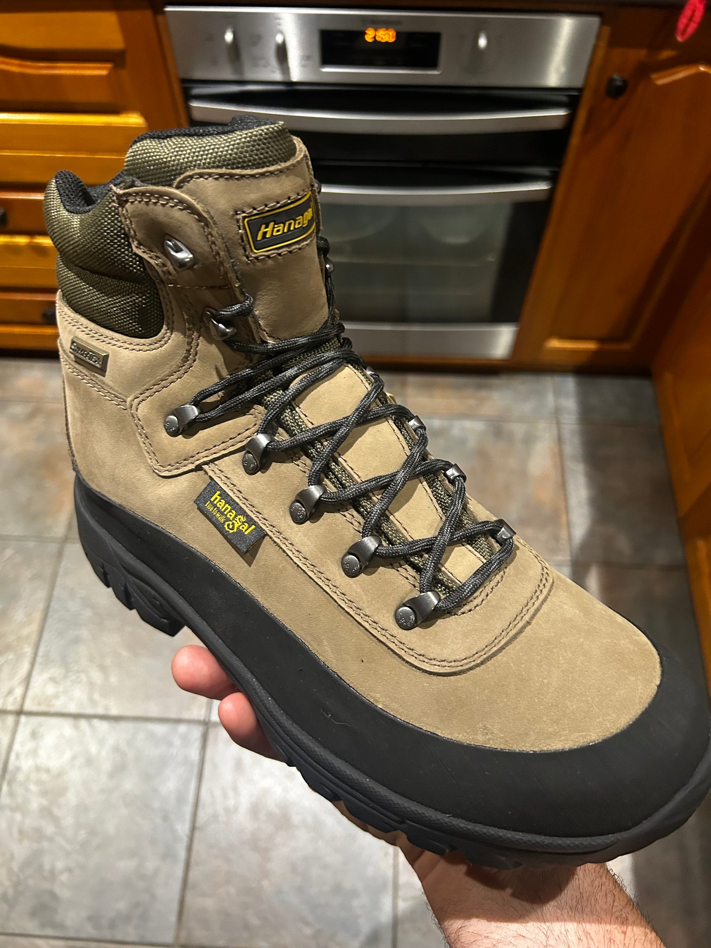 Hunting Boots Waterproof Nubuck Leather upper