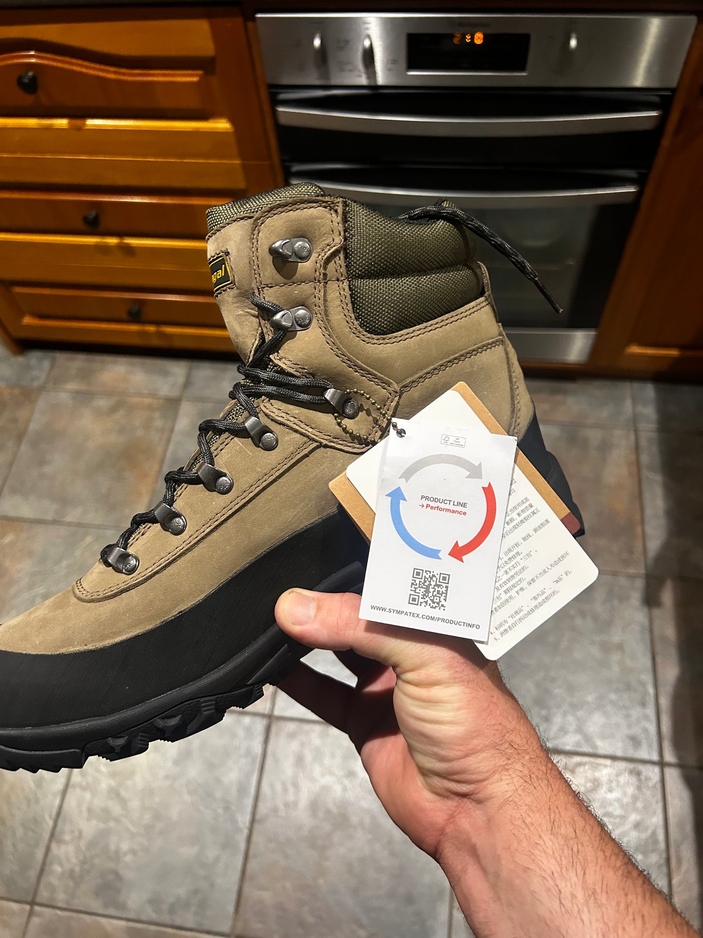 Hunting Boots Waterproof Nubuck Leather upper